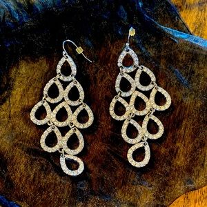 Rhinestone earrings - Express